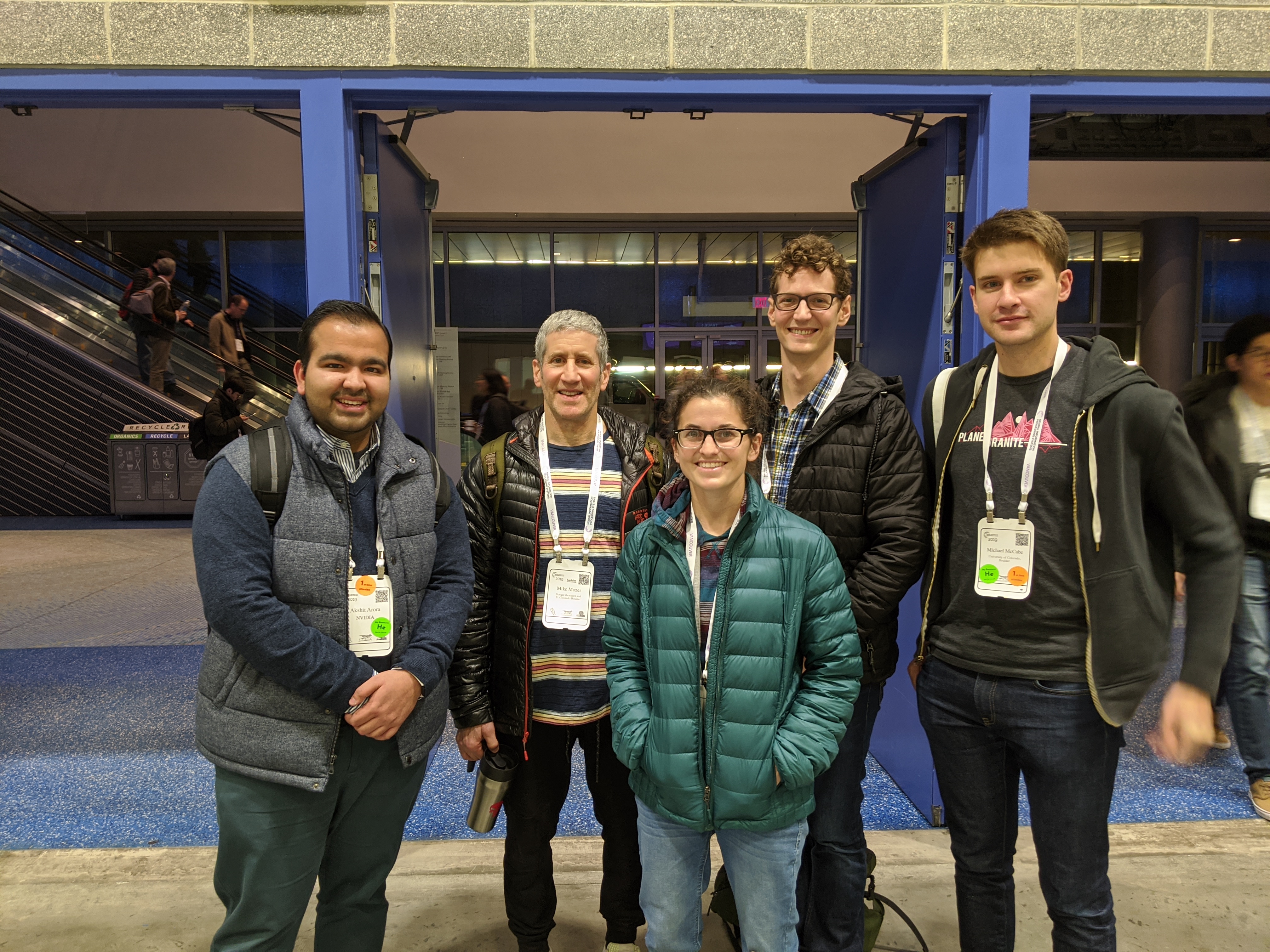 NeurIPS 2019 - Prof. Michael Mozer and other CU Boulder PhD students